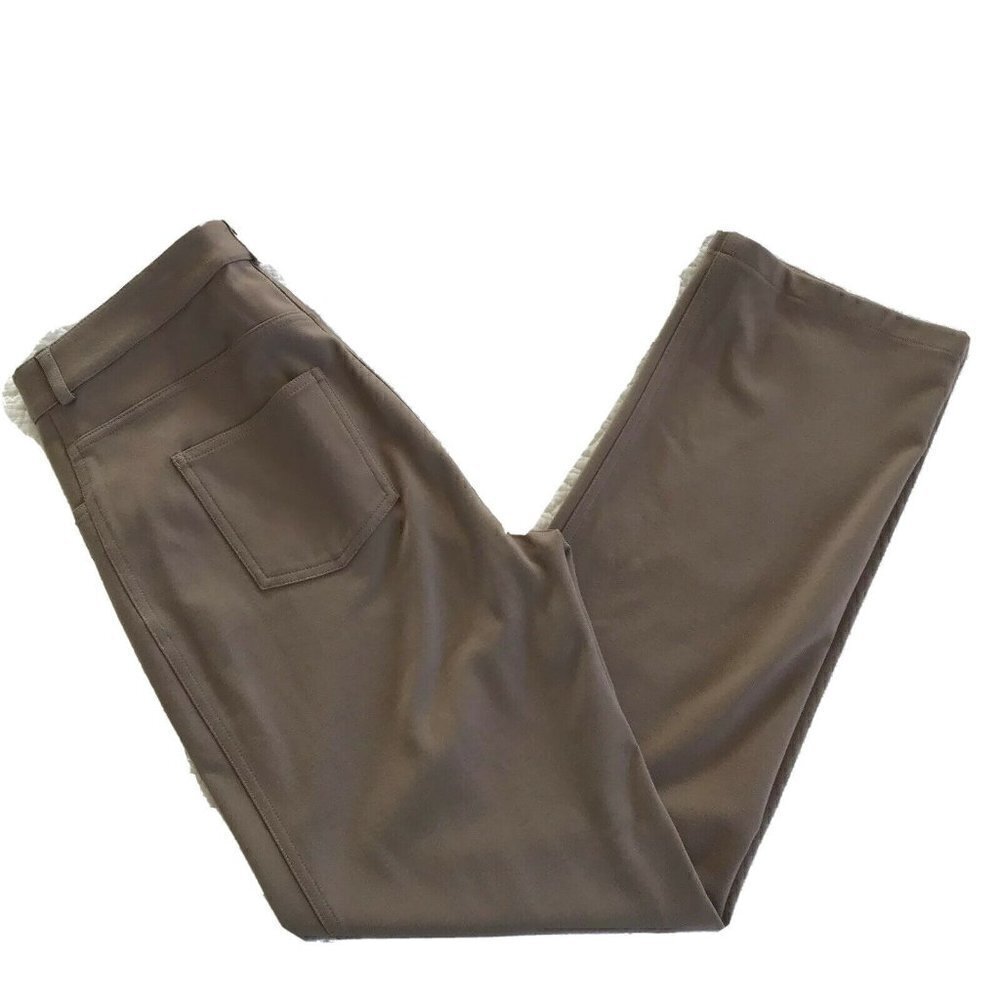 St. John Taupe Brown Trousers Dress Pants Sz 8